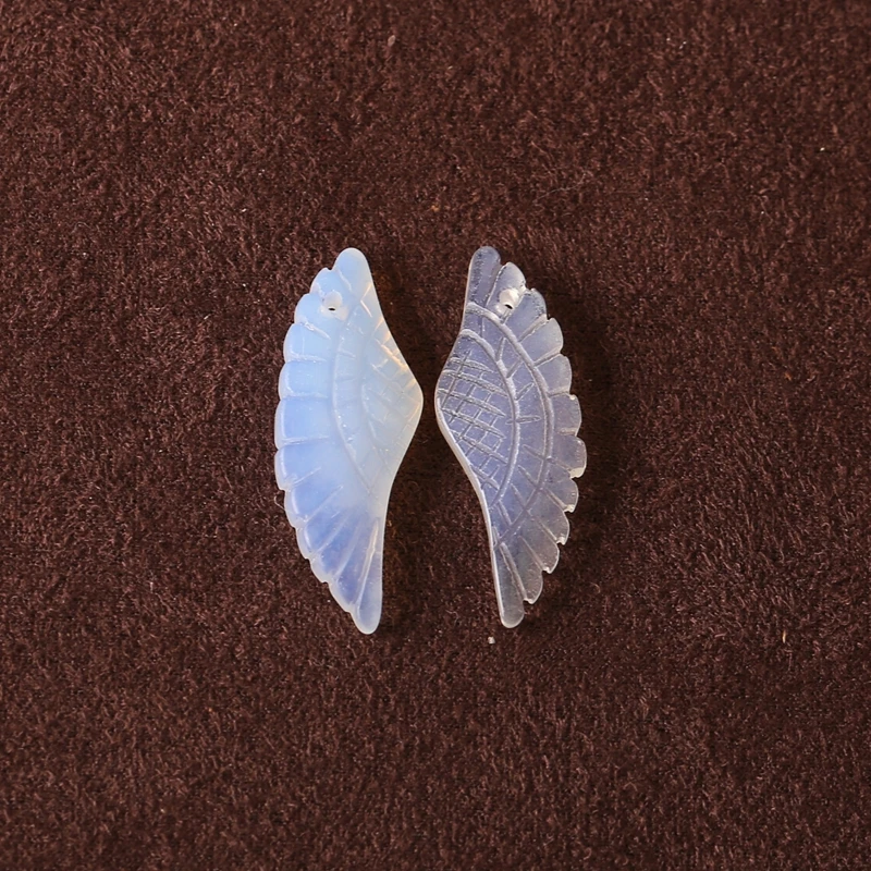 

Женские модные опалитные резные подвески с крыльями, бусины 28x10x3 мм, 2,6 г, модные ювелирные аксессуары для стильных коллекционеров драгоценных камней