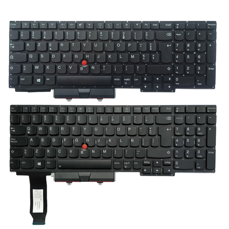 

NEW Latin LA/Spanish SP/French FR AZERTY Laptop Keyboard For Lenovo ThinkPad E15 Gen 2 (Type 20T8 20T9 20TD 20TE)