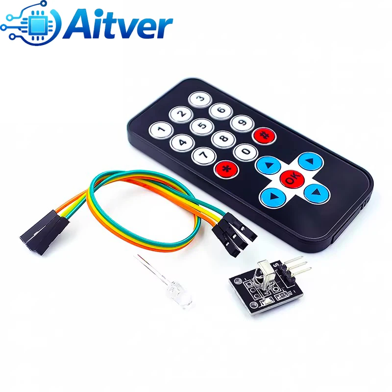 HX1838 Infrared Remote Control Module Wireless IR Receiver DIY Kit for Arduino Raspberry Pi