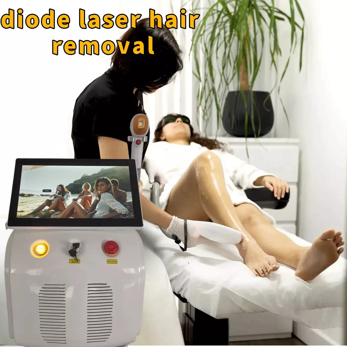 

2025 Professional lce Titanium Painless 808 Diode Laser Hair Removal Machine lCEPlatinum Hair Removal Laser RemoveHair Device