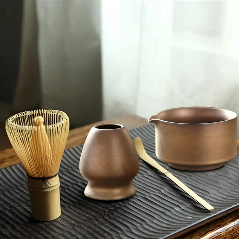 

Чайный сервиз Matcha включает чашу Matcha с носиком. Набор инструментов Matcha-Y78A.