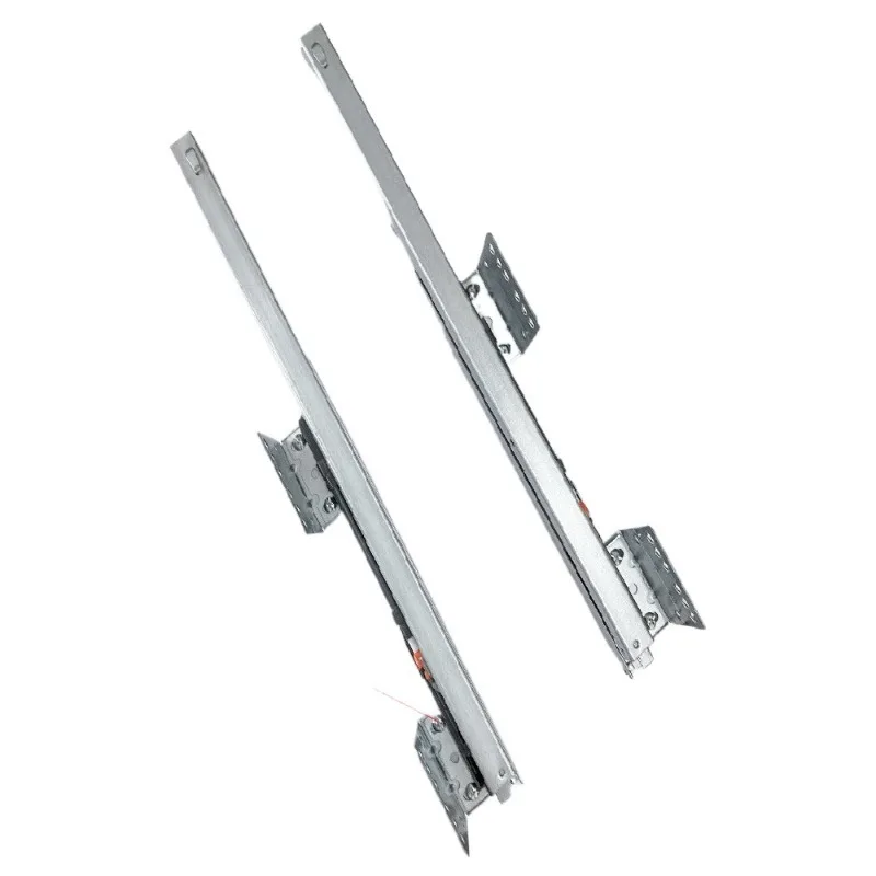 

Cabinet Pull-out Basket Slideway,Hooked Damping Type,Adjustable Guide Rail Accessory For Kitchen Dish Basket Drawer Cabinet