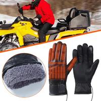 Motorcycle Bike Thermal Heating Gloves Winter Electric Usb Gloves Heated Waterproof Battery Gloves No Gloves Warmer H V7w8