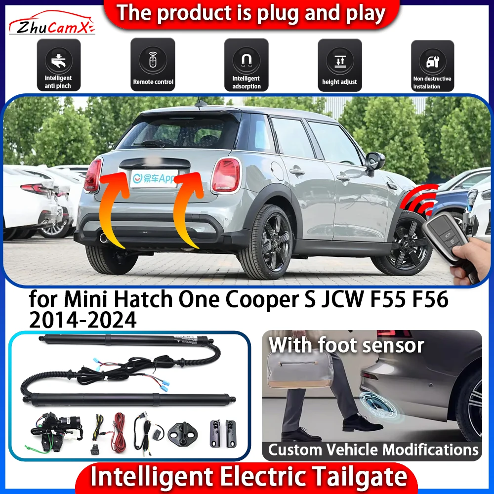 Smart Powered Tailgate System for Mini Hatch One Cooper S JCW F55 F56 2014-2024 Automatic Intelligent Trunk Lift Control Kit