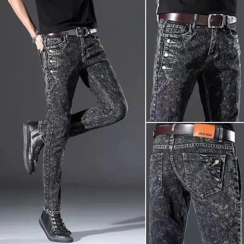 

2024 new arrival high quality slim fit jeans men,Fashion Classic Denim Skinny Jeans Male men's casual High Quality Trousers