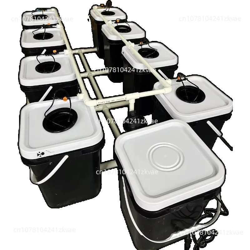 4+1 SHL005 ,8+1 SHL009,Soilless equipment, home balcony RDWC system, bucket planting,Barrels can be added.