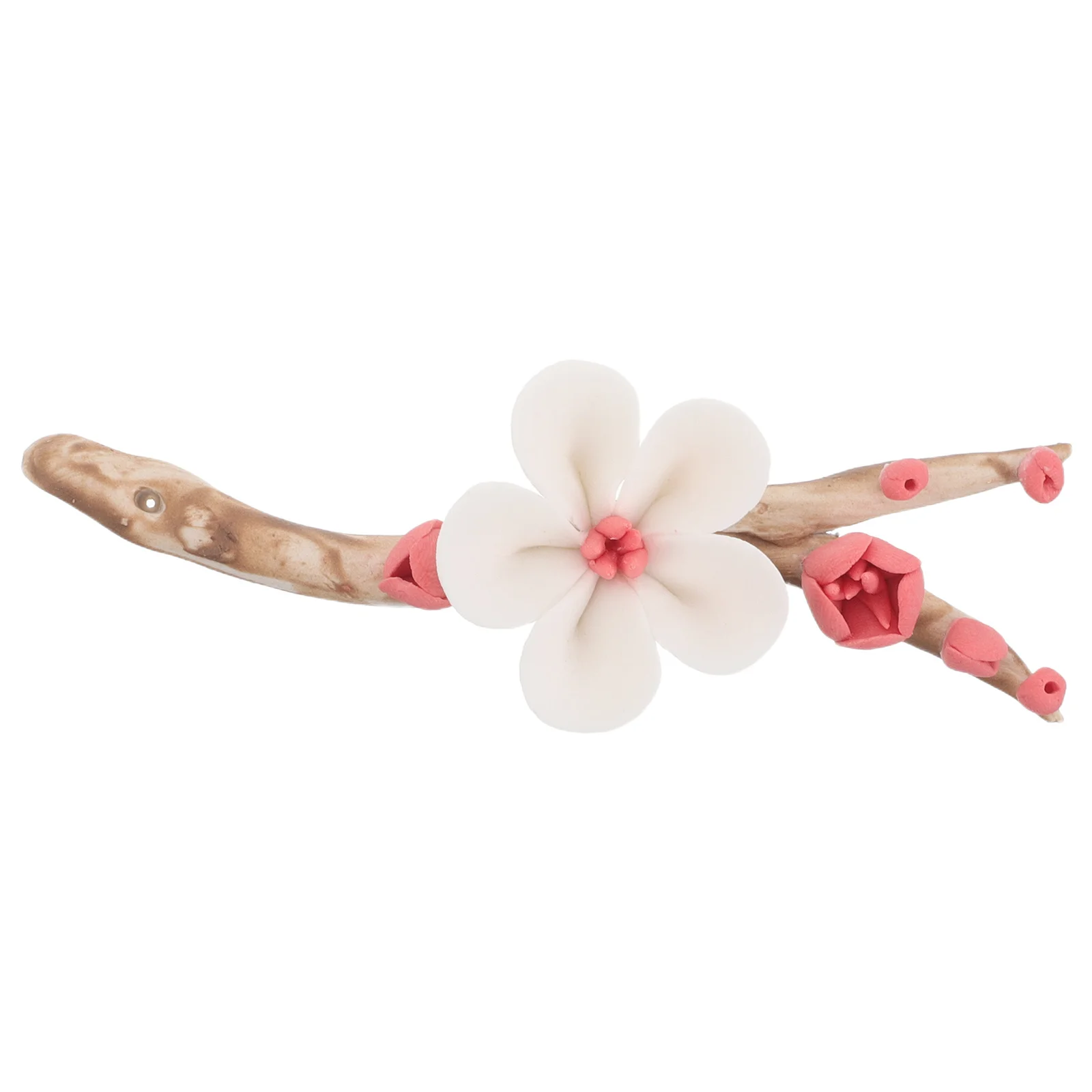 

Ceramic Plum Blossom Incense Holder Hand Molded Calligraphy Brush Rest for Desktop Living Room Study Ceramic Burner Incense