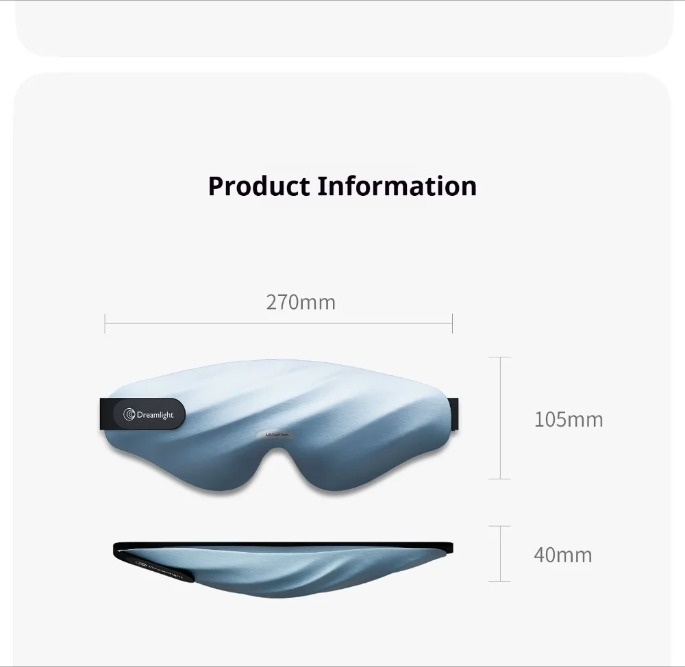 Neue Dreamlight 4S Pro Memory Foam Augenmaske mit Vollschattierung für Entspannung und Schlaf, Lichtblockierend für Besseren Schlaf, Weiche Augenmaske aus Reiner Seide – Detail 35