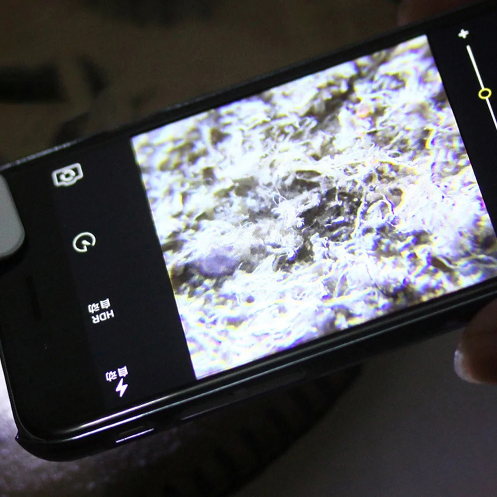 

1pc 60X Clip-On Microscope Magnifier For Jewelry Jewelry Identification Magnifier Microscope For Phone Identification Currency