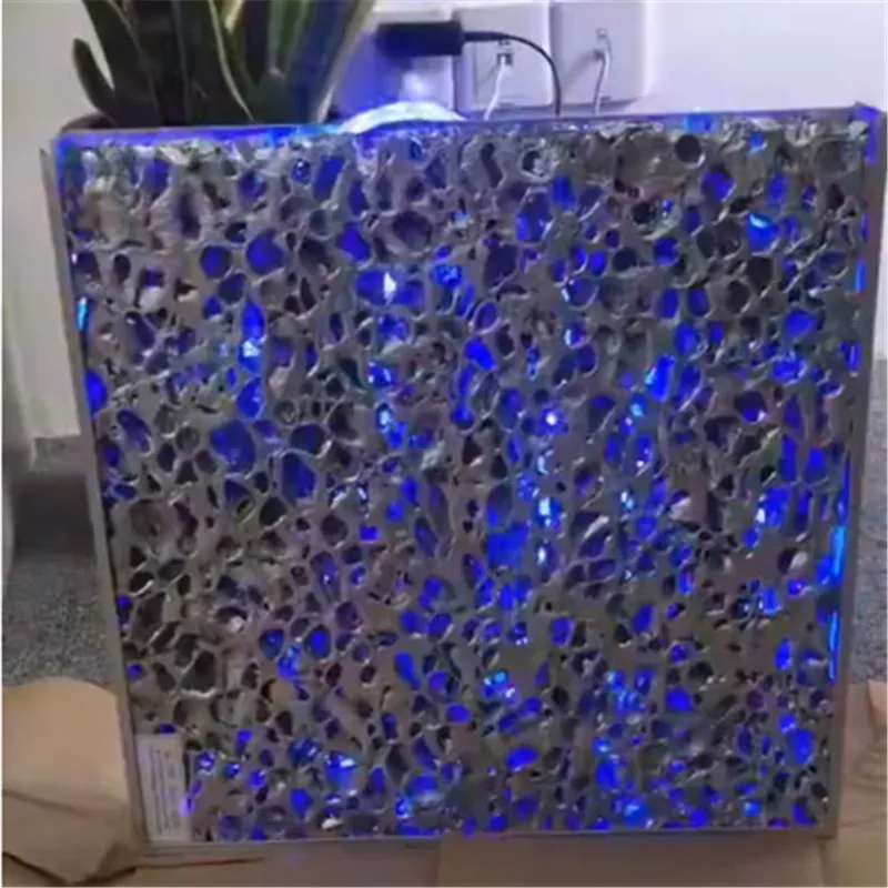 Light Transmitting Foam Aluminum Soundproofing Porous Sponge AlNi Alloy for Conference Room Decoration