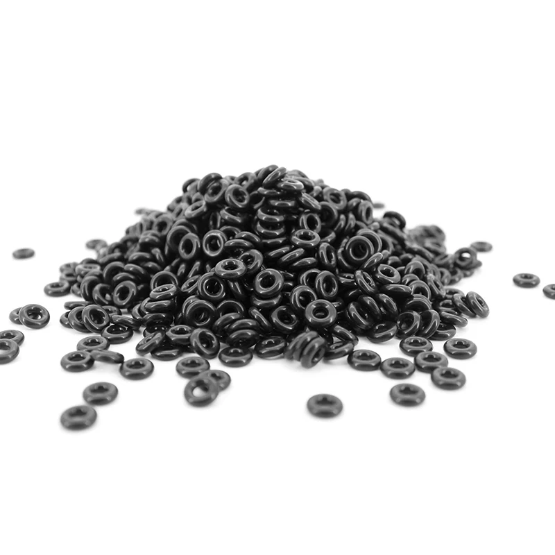 NBR black rubber thickness0.3/0.4/0.5/0.6/0.7/0.8mm O-ring rubber sealing ring gasket grommet silicon ring OD1.3-81mm