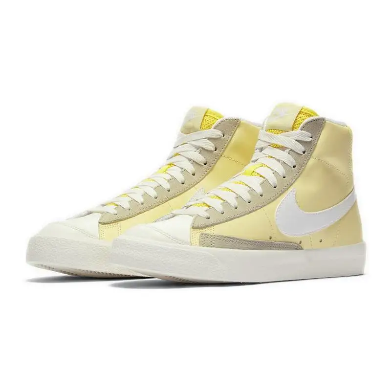 Nike Blazer Mid 77 Bicycle Yellow Women's Sneakers shoes CZ0363-700 With Original Box