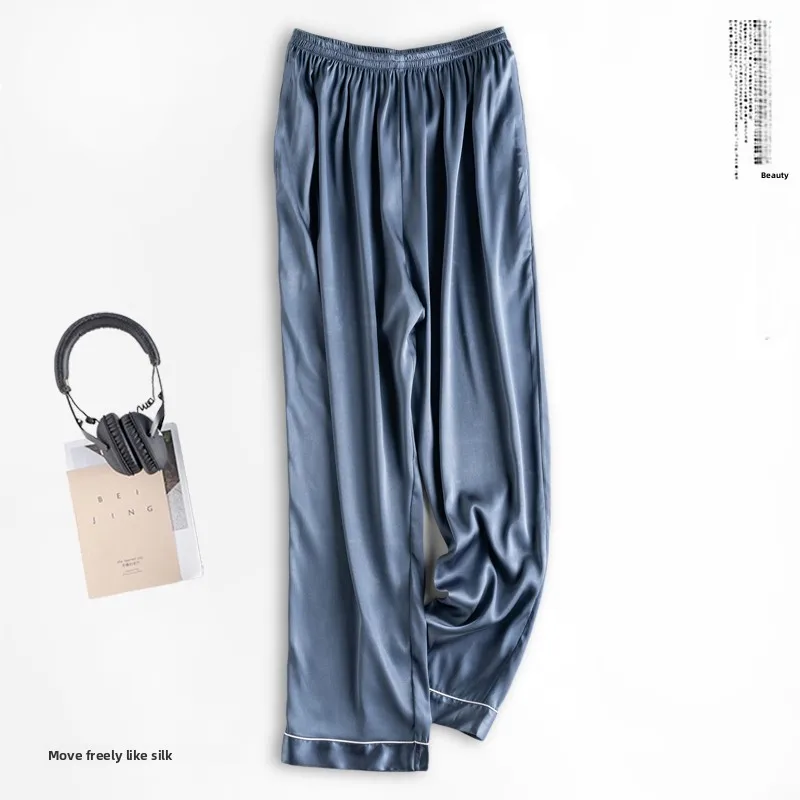 Bdj [high quality ice silk] blue gray