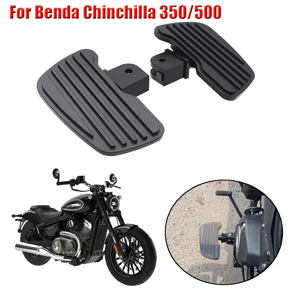 

Motorcycle Anti Slip Widen Foot Pegs Pedals Rest Footpegs Enlarge Footrest For Benda Chinchilla 350/500 Napoleon 450 250