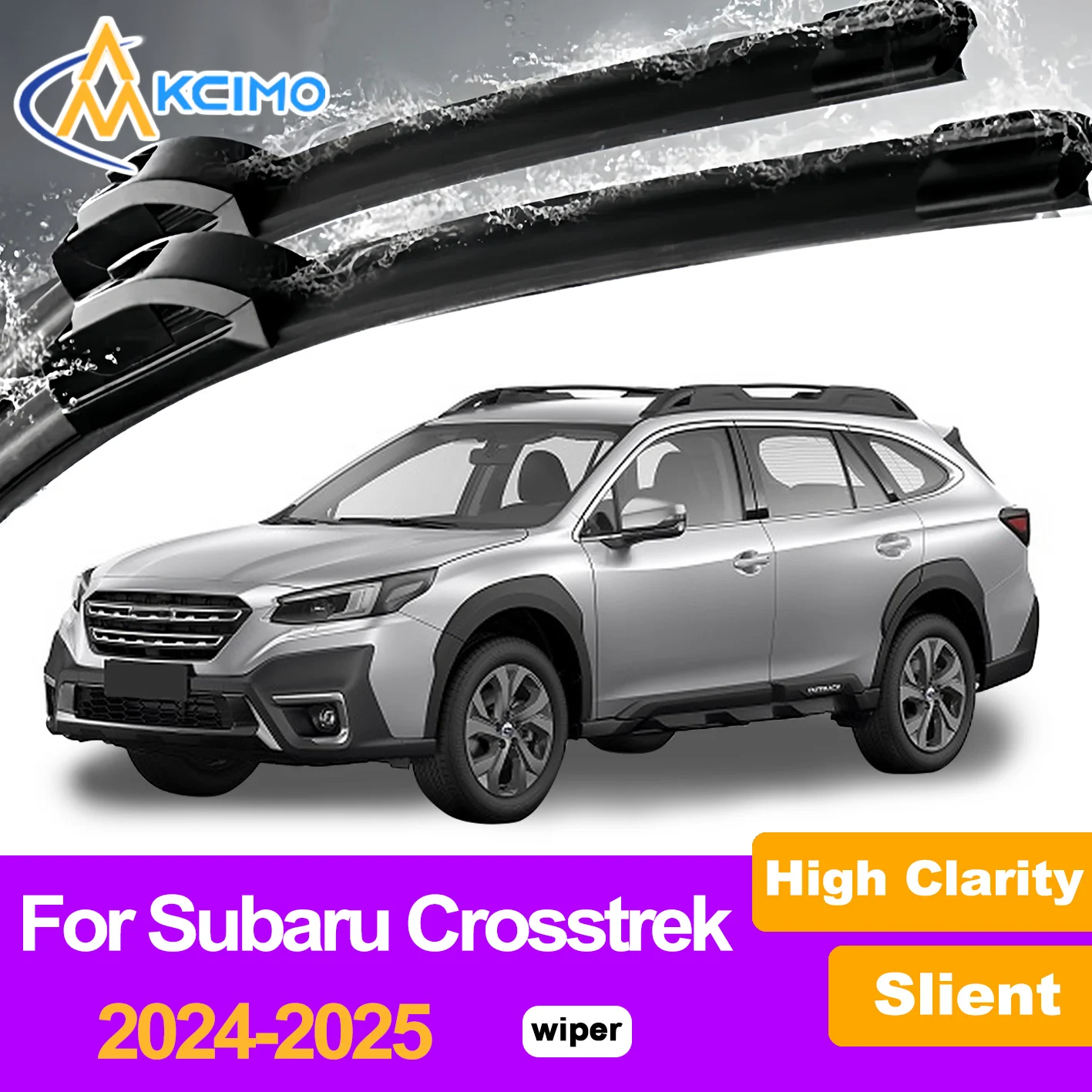 

2Pcs Front Windshield Wiper Blades For Subaru Crosstrek 2022-2024 Windscreen Window Car Accessories