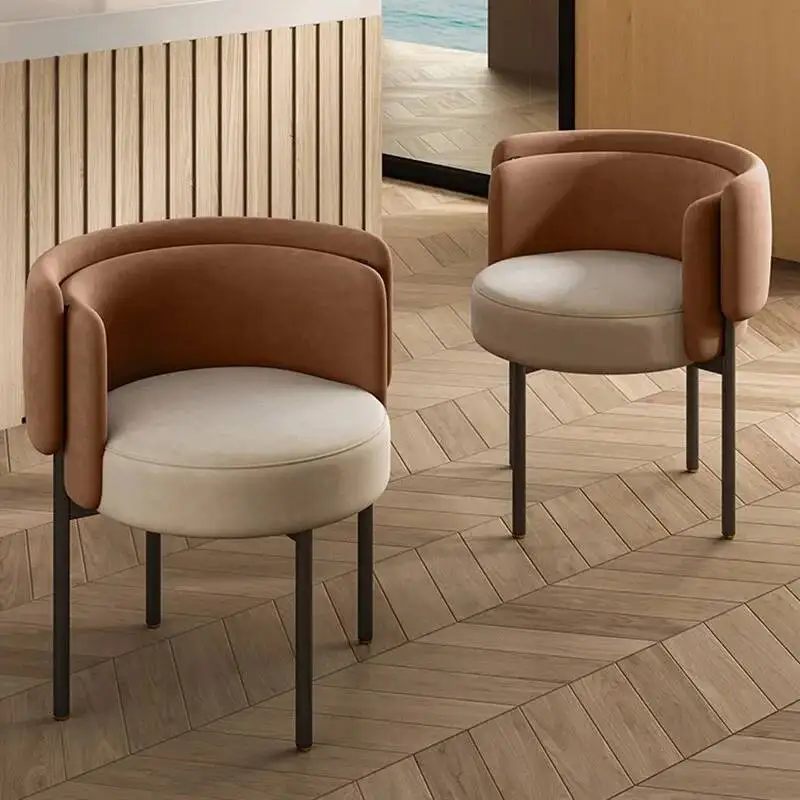 غرفة نوم بسيطة المنزلية كرسي قابل للطي البلاستيك المحمولة المطبخ مسند الظهر البراز ضوء كرسي التجميل فندق مطعم كرسي #3