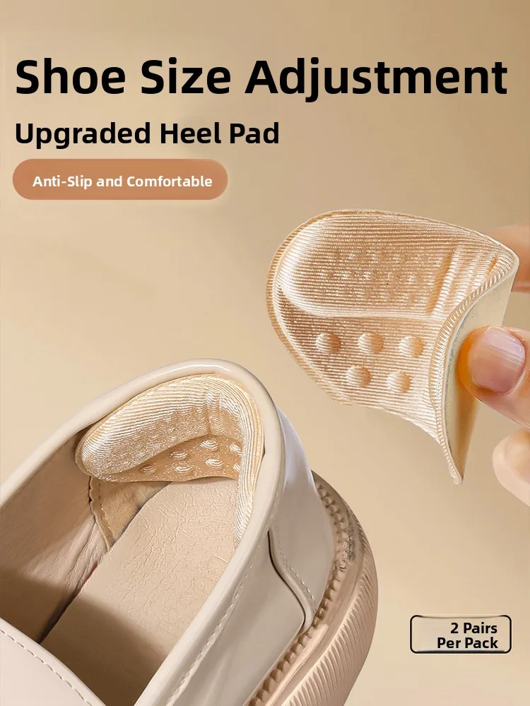 Anti-Fall Back Heel Pads Size Adjustment Shoe Accessories Half Size Smaller Pads for Worn out Shoes Back Heel Correction