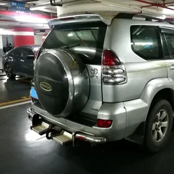 For Toyota Land Cruiser Prado FJ120 4000 2700 Spoiler with Led Light High Quality ABS 2003 2004 2005 2006 2007 2008 2009