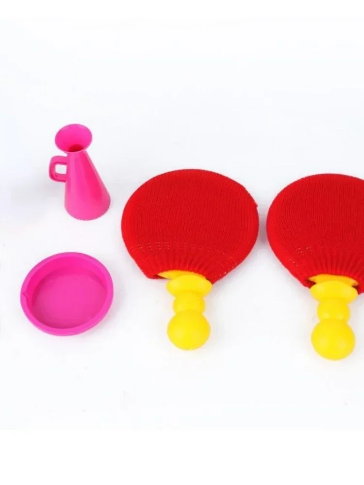 Children\'s Ping Pong Paddles Bubble Magic Bubble Blowing Outdoor Interactive Game for Kids