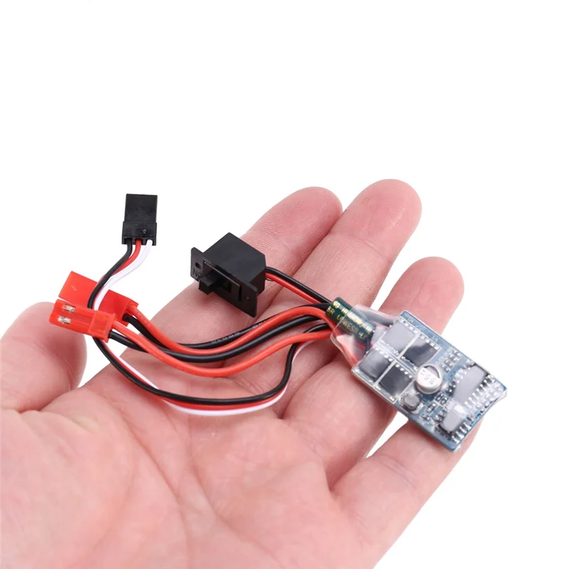 4X Rc ESC 10A Brushed Motor Speed Controller For Rc Car Boat W/O Brake Without Brake-AA02