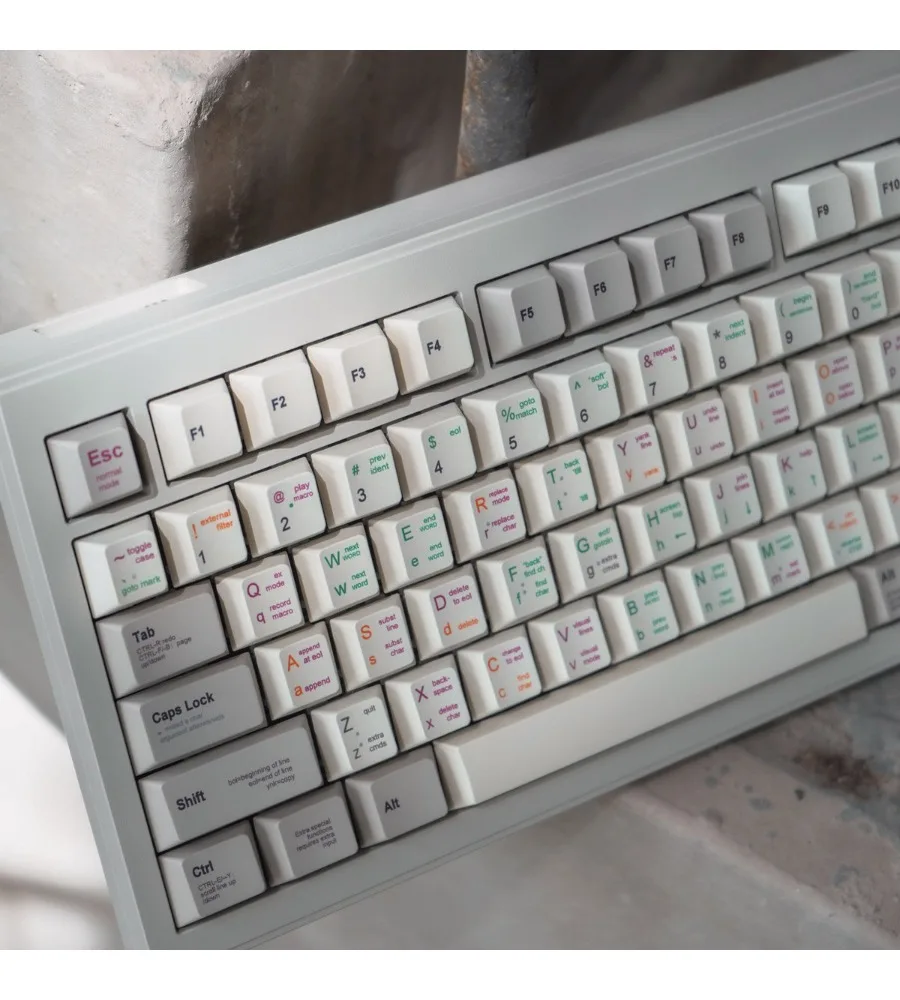 Retro programmer mechanical keyboard keycap 143 keys PBT sublimation cherry original factory highly adapted 61/64/81