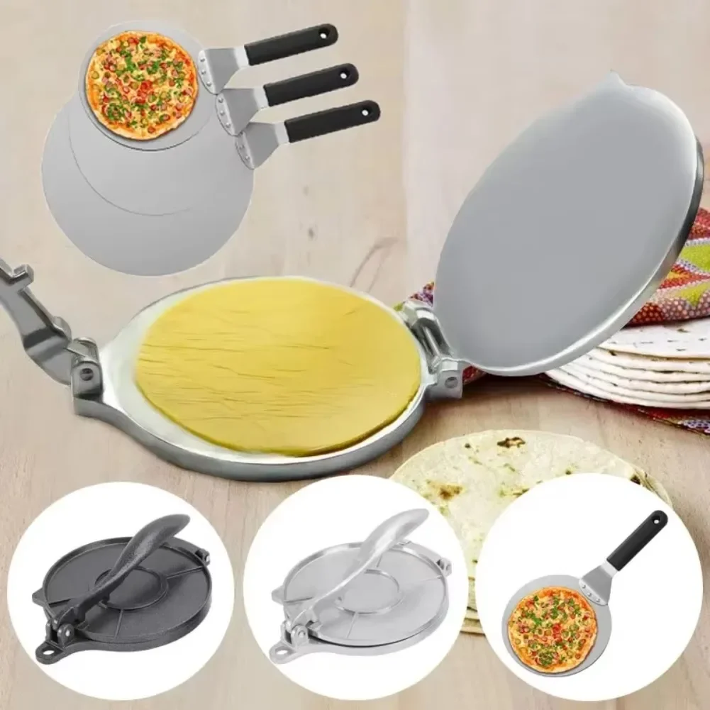 16/20CM DIY Aluminium Alloy Manual Corn Tortillas Dough Pressing Tools Tortilla Press Maker Kitchen Bakeware Cooking Accessories