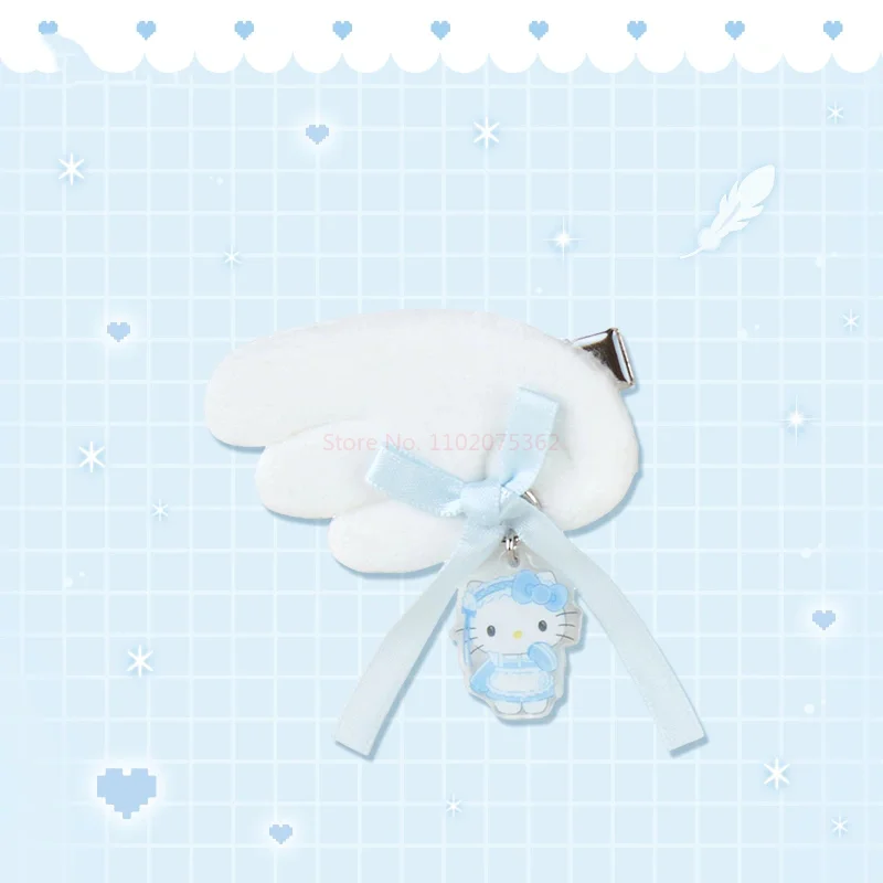 Sanrio Blue Fantasy Water Angel Serie Blinde Doos Hello Kitty My Melodie Haarspeld Meisje Sieraden Cartoon Hoofdtooi Meisje Verjaardagscadeau