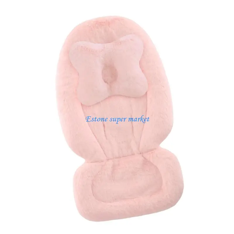 090B Cómodos cochecitos bebé, cesta transporte, cojín asiento seguridad, forro suave para cómodas salidas