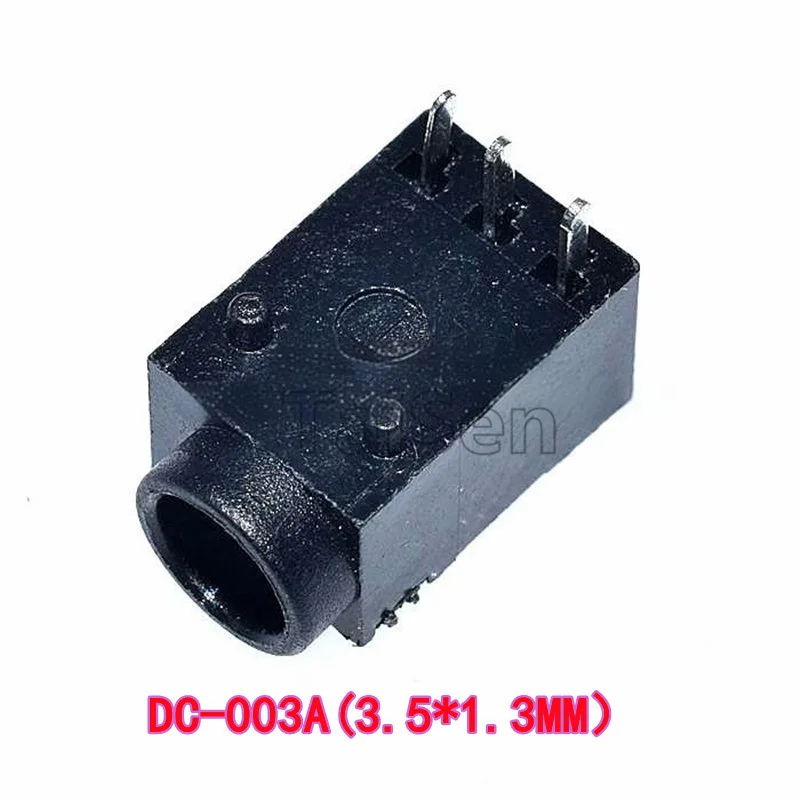 10 قطعة تيار مستمر مقابس الطاقة DC-002 DC003 DC003A DC005 قابس طاقة موصلات المقبس 5.5*2.1 مللي متر 1.3*3.5 مللي متر