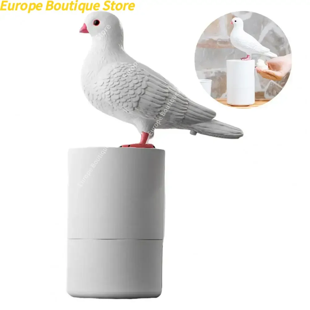 موزع الصابون على شكل حمامة التلقائي التعريفي رغوة غسالة اليد رغوة غرامة Touchless الاستشعار التلقائي موزع رغوة صحية