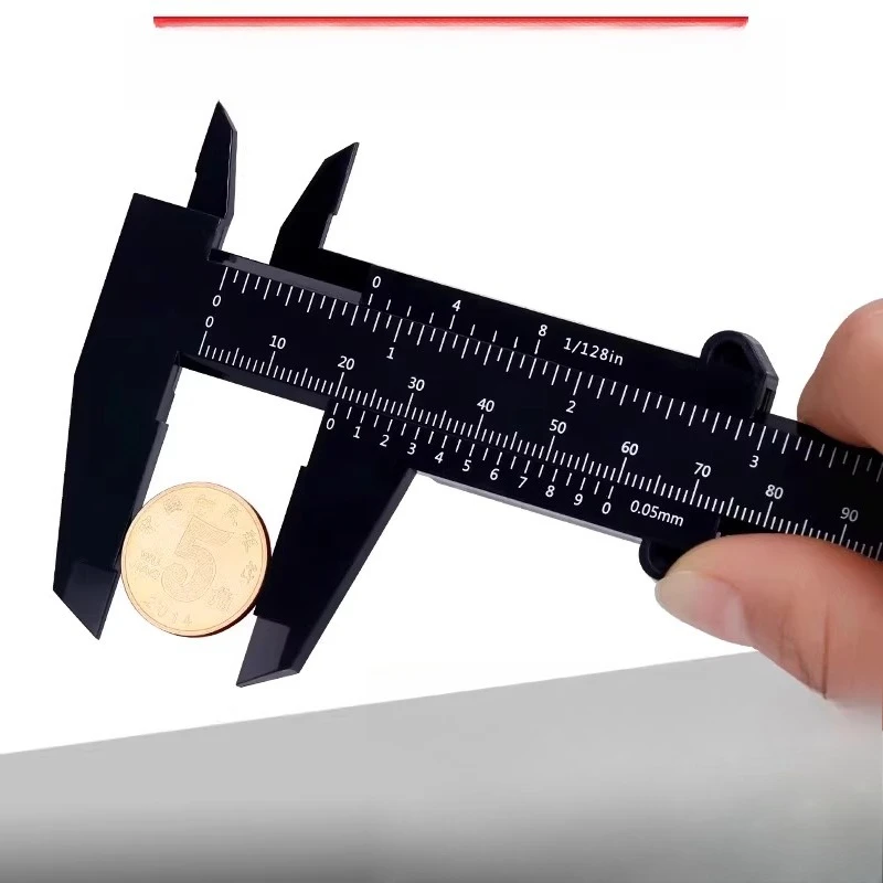 

Plastic vernier caliper 0-150MM multi-color plastic ruler for measuring stationery vernier ruler DIY measuring ruler