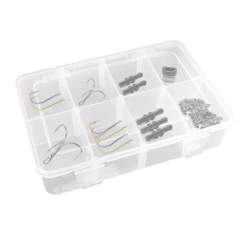 Fishing Gear Box Fishing Tool Box Tray Jewelry Organizer Versatile Fishing Accessories Organizer for Fishing Lure Bait Hook