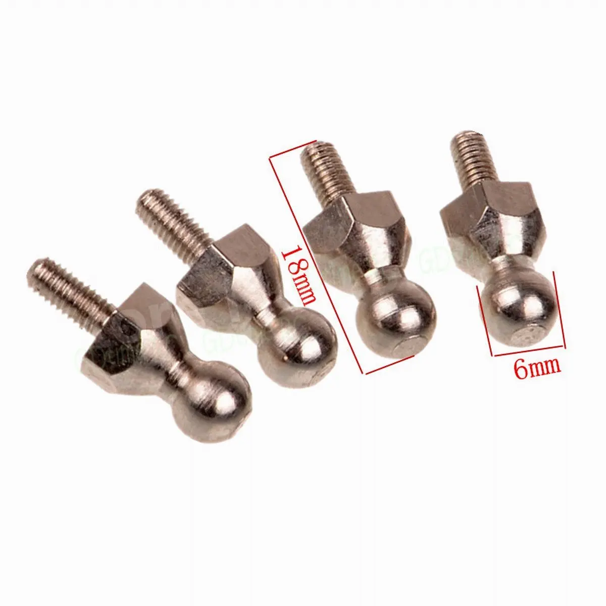 08021 HSP Original Parts Spare Parts For 1/10 R/C Model Car Shock Ball Mount 08072 94115 94112 94113Pro 94108 94110 94188