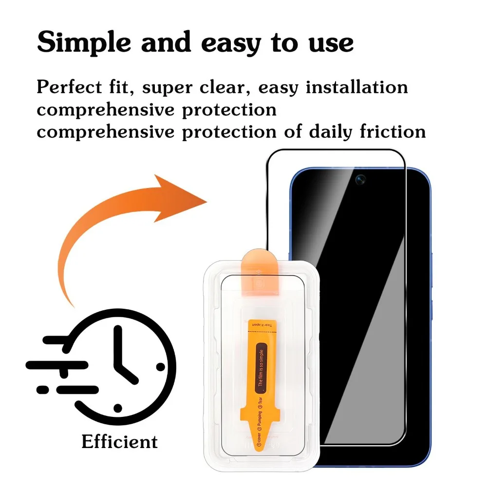 1-3Set HD Clear Tempered Glass for Infinix Note 60 Pro Easy Installation Dust Free Screen Protector Anti-spy Anti-scratch Film