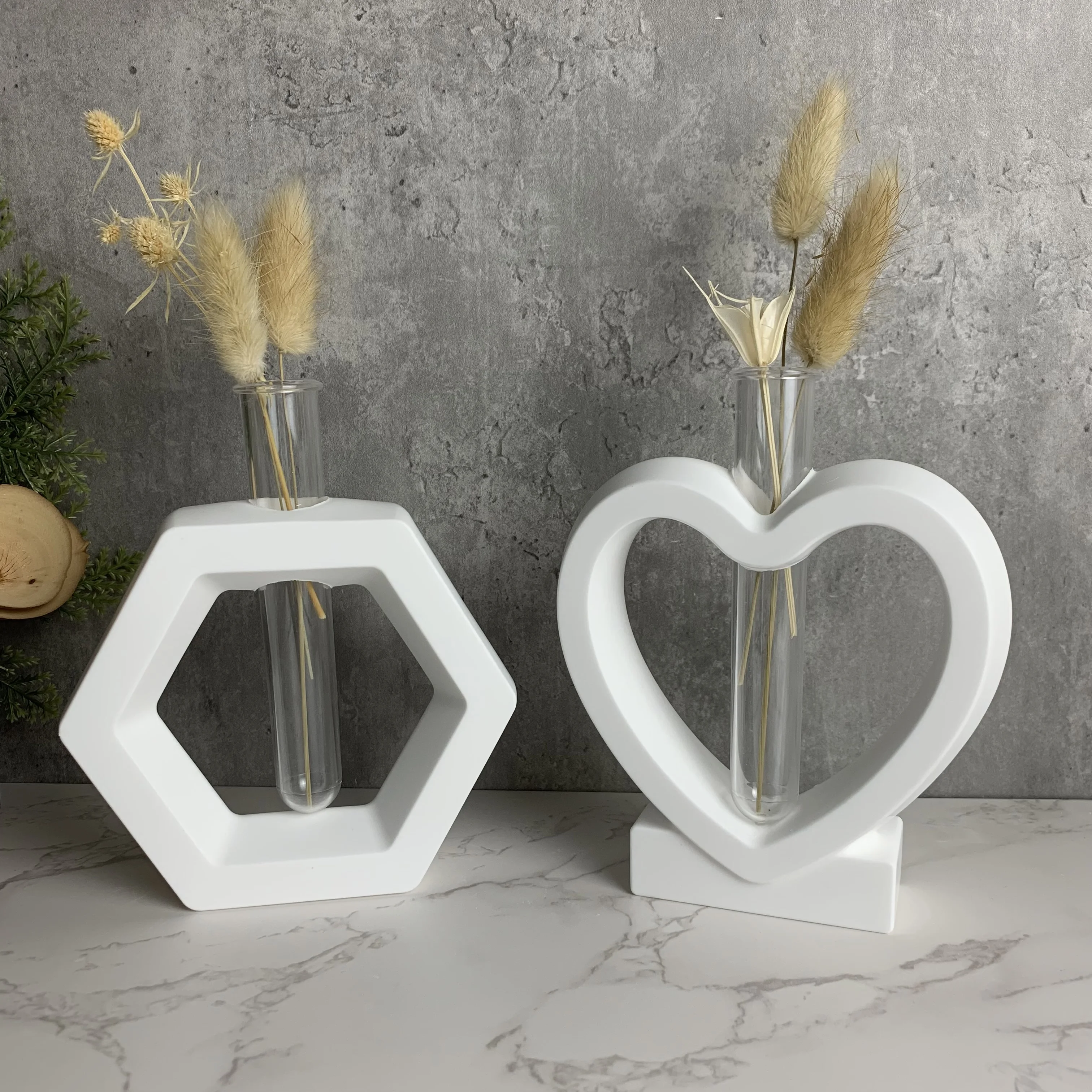 Square Rectangular Round Hydroponic Gypsum Mould Irregular Plant Vase Silicone Mold DIY Hydroponic Vase Resin Mold Home Decor