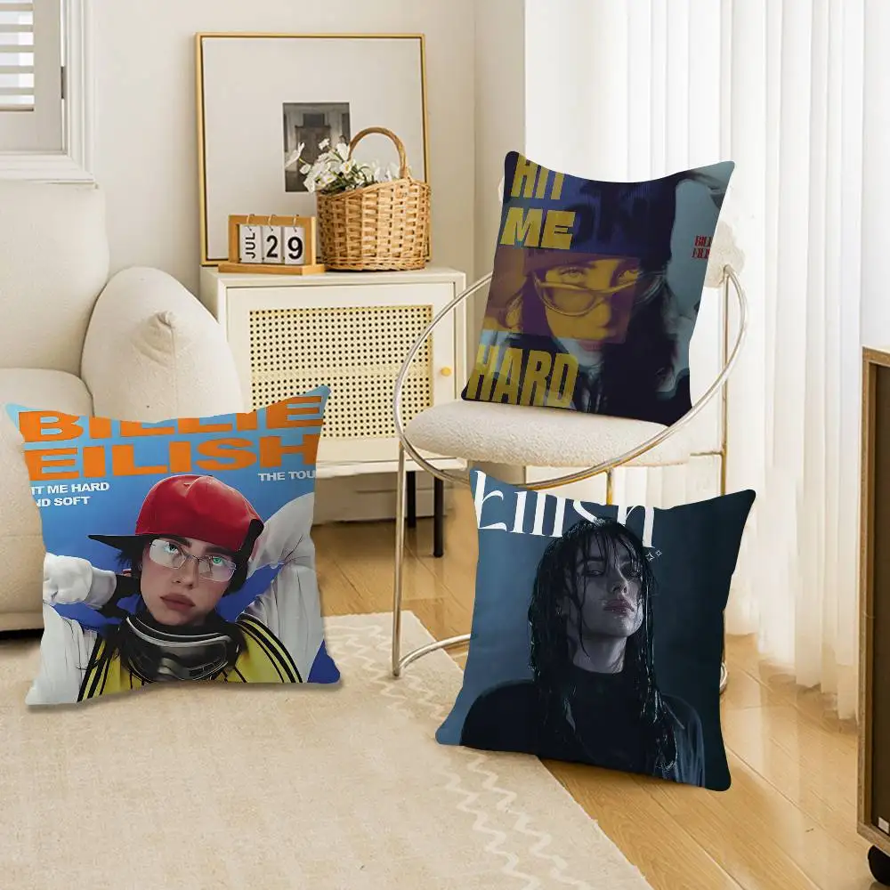 B-BillieS Singer E-EilishS Lucky Dragon pillow cover sofa cushion cover home room decoration children gift
