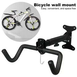 Bike Wall Hanger Bike Rack Wall Hook Holds Up To 55.1 Lbs Bike Wall Mount Foldable Wall Mount Bike Hanger for Home Space Saving