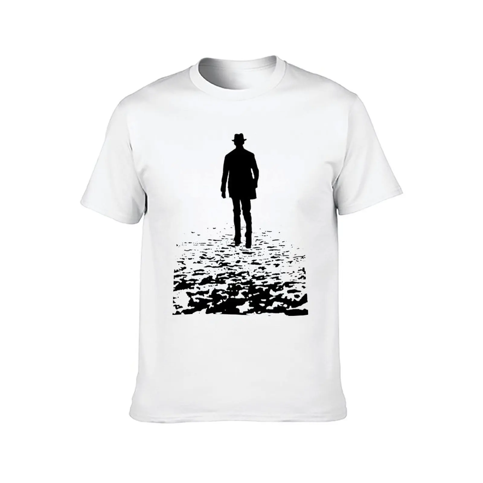 تي شيرت Boardwalk Empire Intro تي شيرت للرجال بقصة ضيقة تي شيرت قطني أسود عادي للرجال حزمة تي شيرت