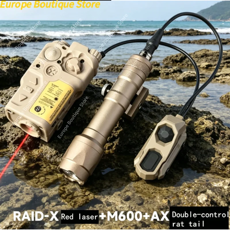 Green Light Tactical Module Adjustable Steady And Strobe With Battery Box Fits 20mm Rail For Outdoor Game