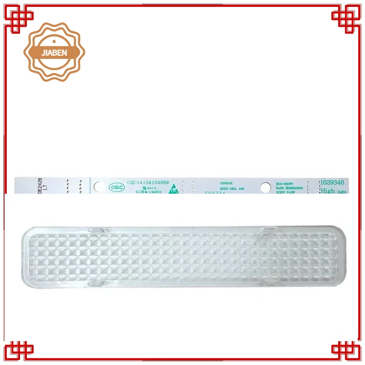 DC12V 2W LED Light Bar With Cover 1629348 E349766 MDDZ‑162A Repair Spare Parts For Rongsheng HISENSE Fridge Freezer