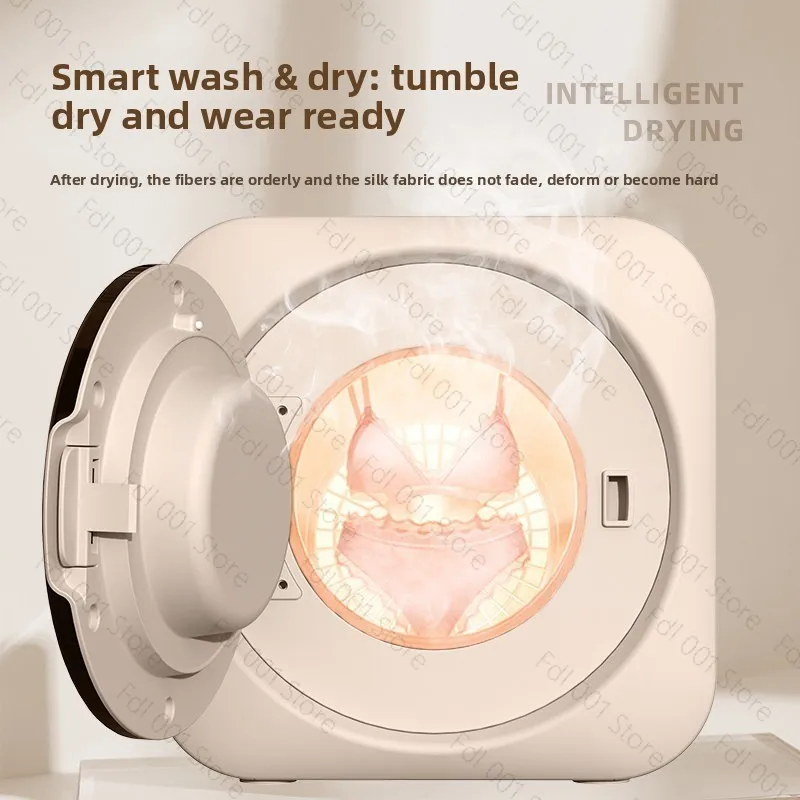 Compact Mini Washing Machine for Underwear and Socks: Wall-Mounted, Sterilizing, Drum-Style, Fully Automatic Wash and Dry