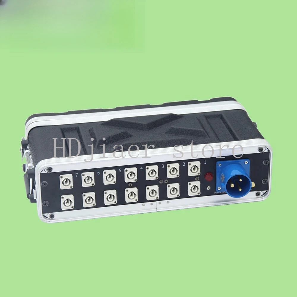 

18-портовая розетка Powercon для сценического оборудования — 3-контактный разъем CEE 16 А, распределитель питания