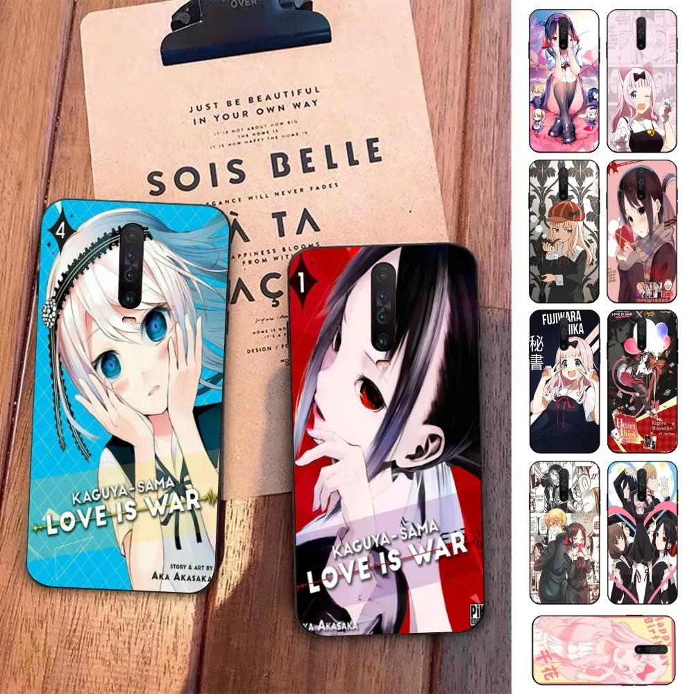 Kaguya Sama Love Is War Phone Case For Redmi 5 6 7 8 9 10 plus pro 6 7 8 9 A GO K20 K30 K40 pro plus F3 Fundas