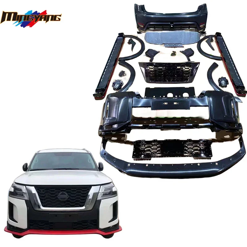 

High Quality Nismo Design Car Bumpers Armada Body Kit For Nissan Patrol Y62 2020 Bodykit