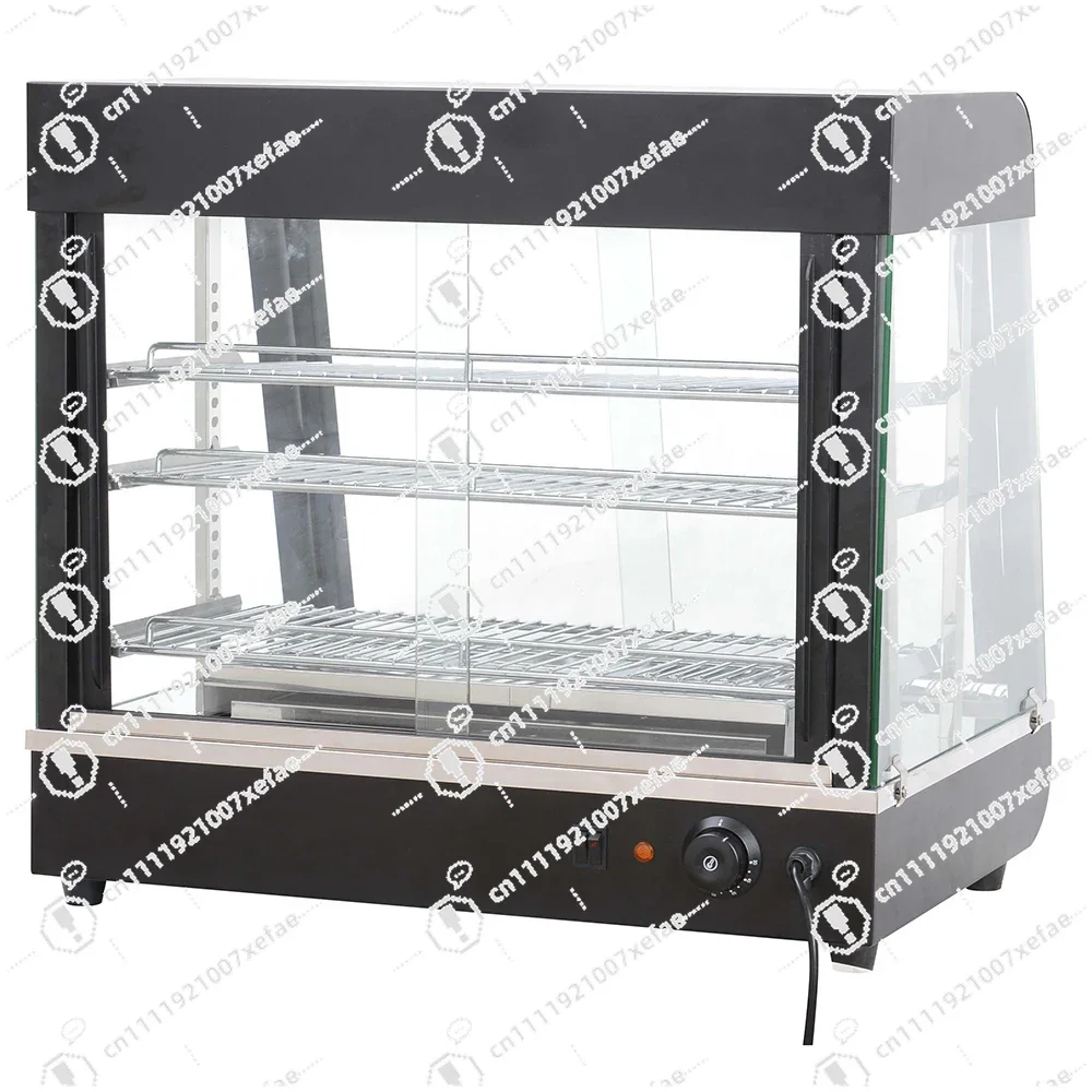 

Hot Selling Large Stainless Steel Electric Buffet Food Display Stand Pie Heated Display Cabinet Suitable for Hotels