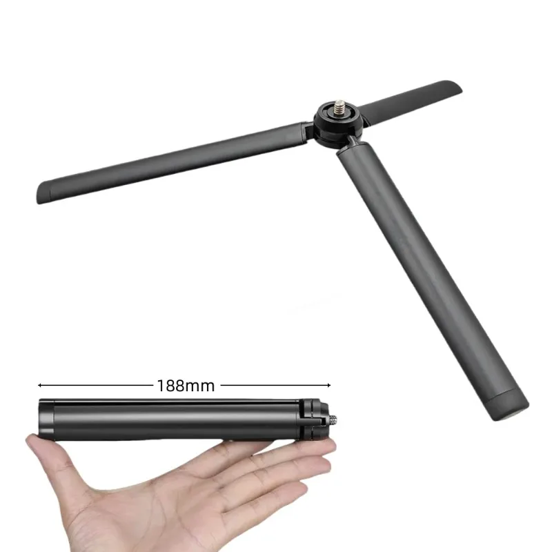 Aluminiowy Mini Statyw Metalowy do Gimbalu DJI Zhiyun Feiyu, Uchwyt Stabilizatora, Monopod do Aparatu DSLR, Stojak Stołowy, Ręczny