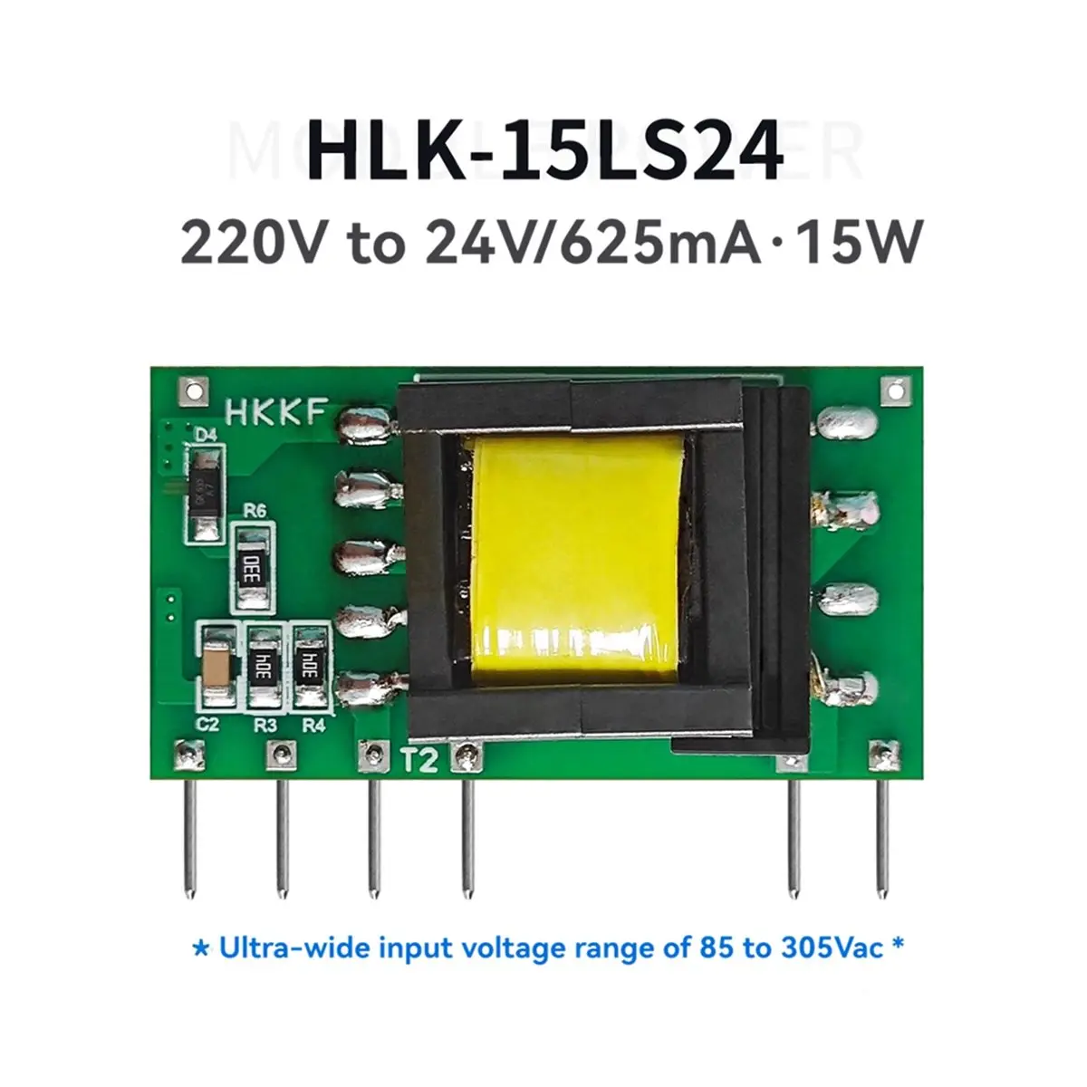 【TODAY-BUY】~@ AC-DC Power Module 220V to 24V 625mA 15W 85-305V Wide Input Isolated Switch Step-Down Voltage Regulator