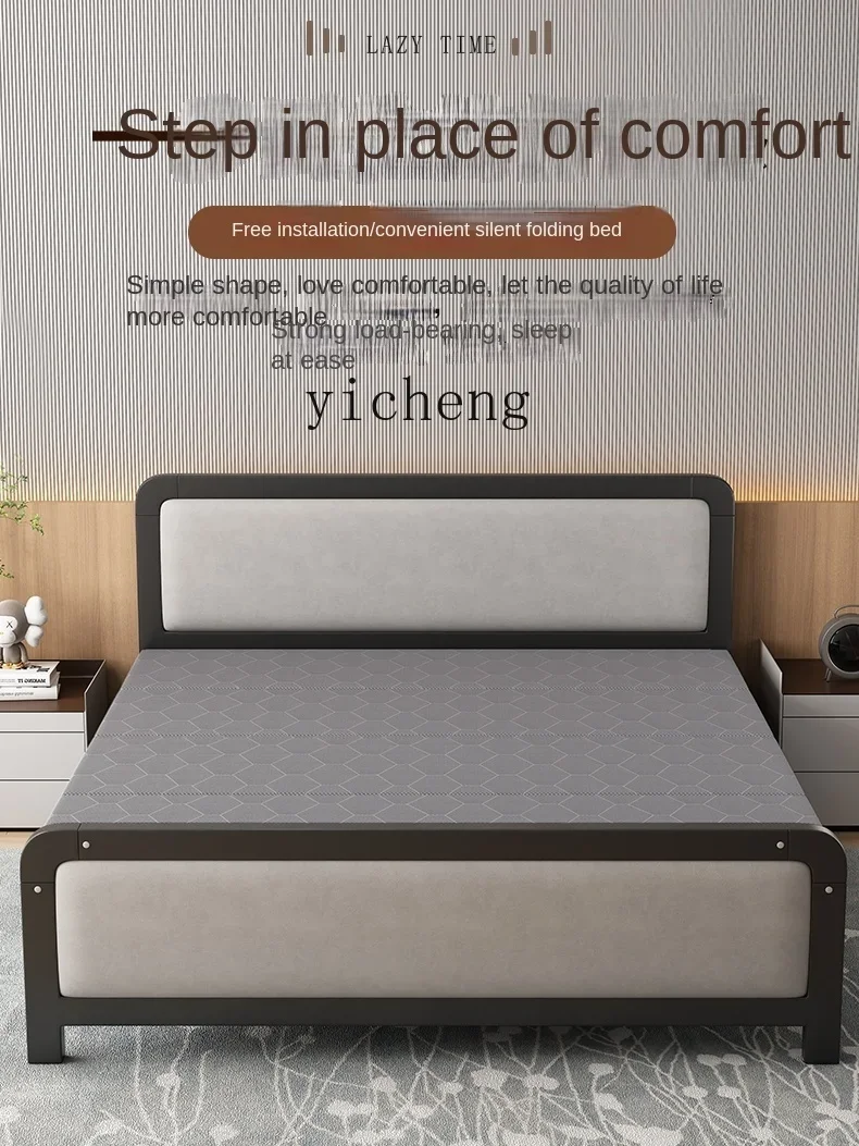 ZZTQH folding bed single household simple bed office nap artifact camp bed