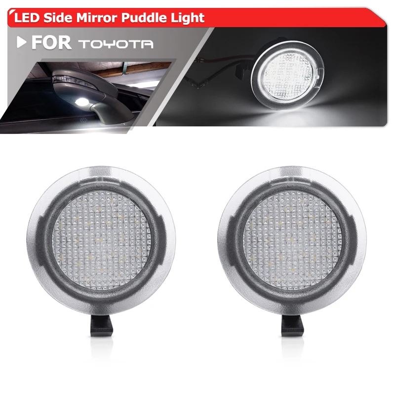 Luz Led para espejo retrovisor lateral, lámpara directa para Toyota Tundra 2007-2021, para Toyota Sequoia 2008-2022