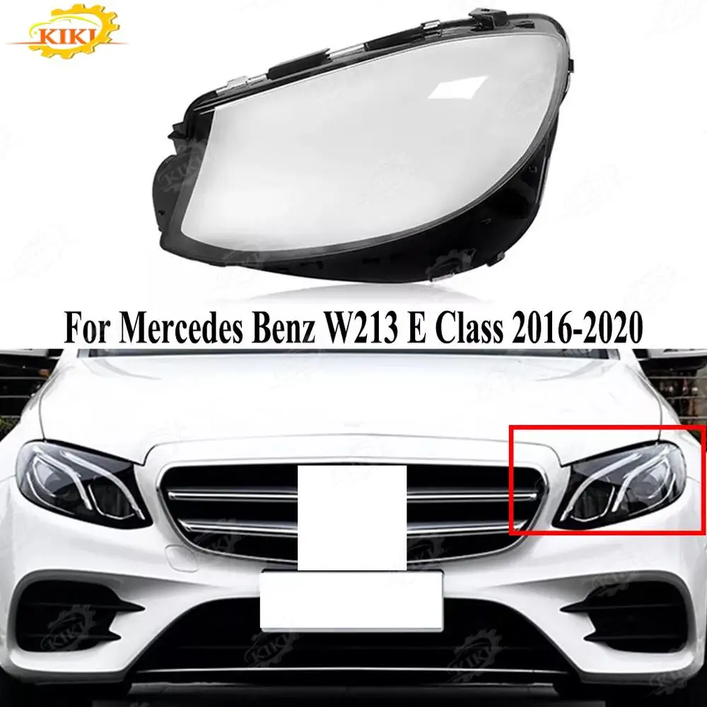 Headlight Cover For Mercedes Benz W213 E200L E300L E320L 2016-2020 Headlamp Shell Lens Replace The Original Lampshade